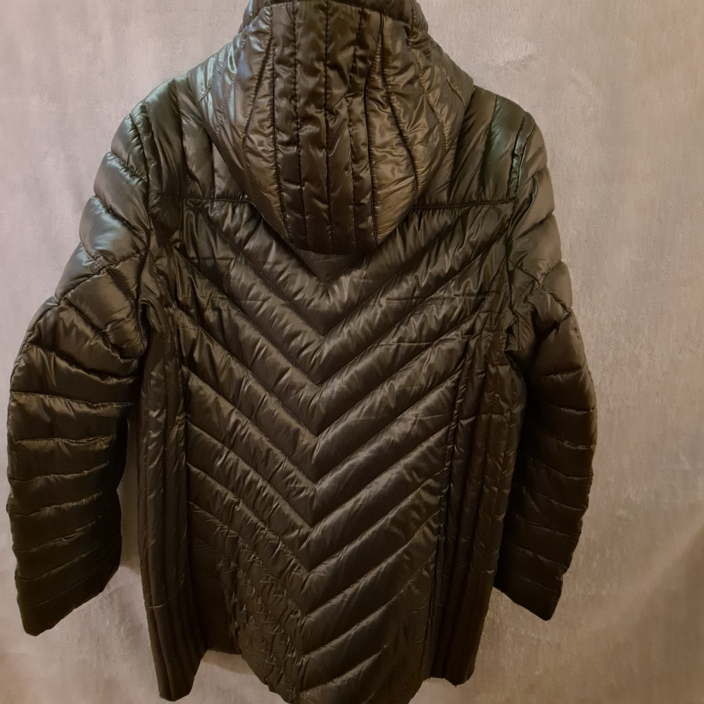 Zip -front hooded jacket